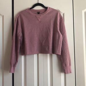 Cropped thin sweater